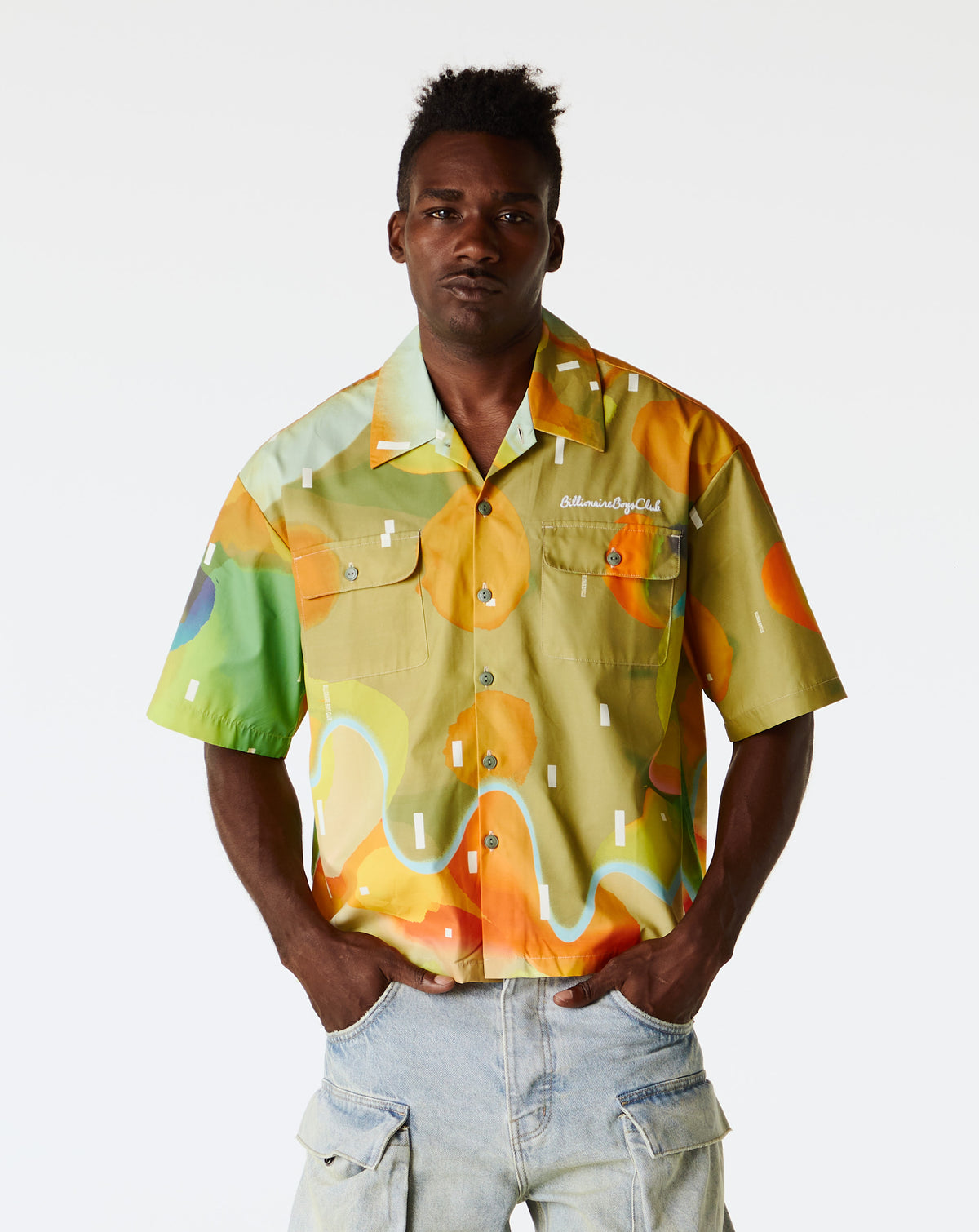 Billionaire Boys Club BB Lifeform Cropped Woven Shirt - Rule of Next Apparel