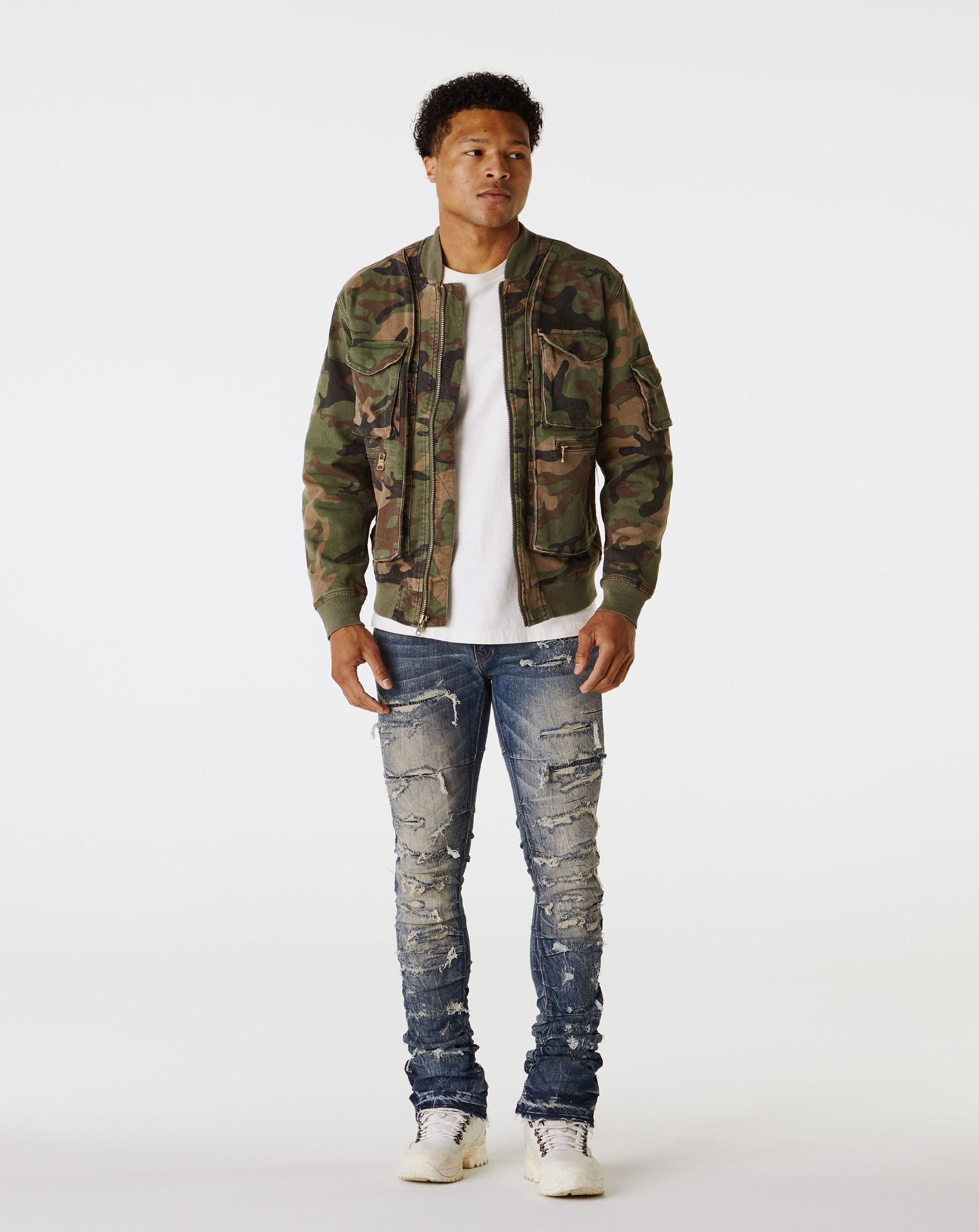 Jordan Craig Camo Cargo Jacket - Rule of Next Apparel