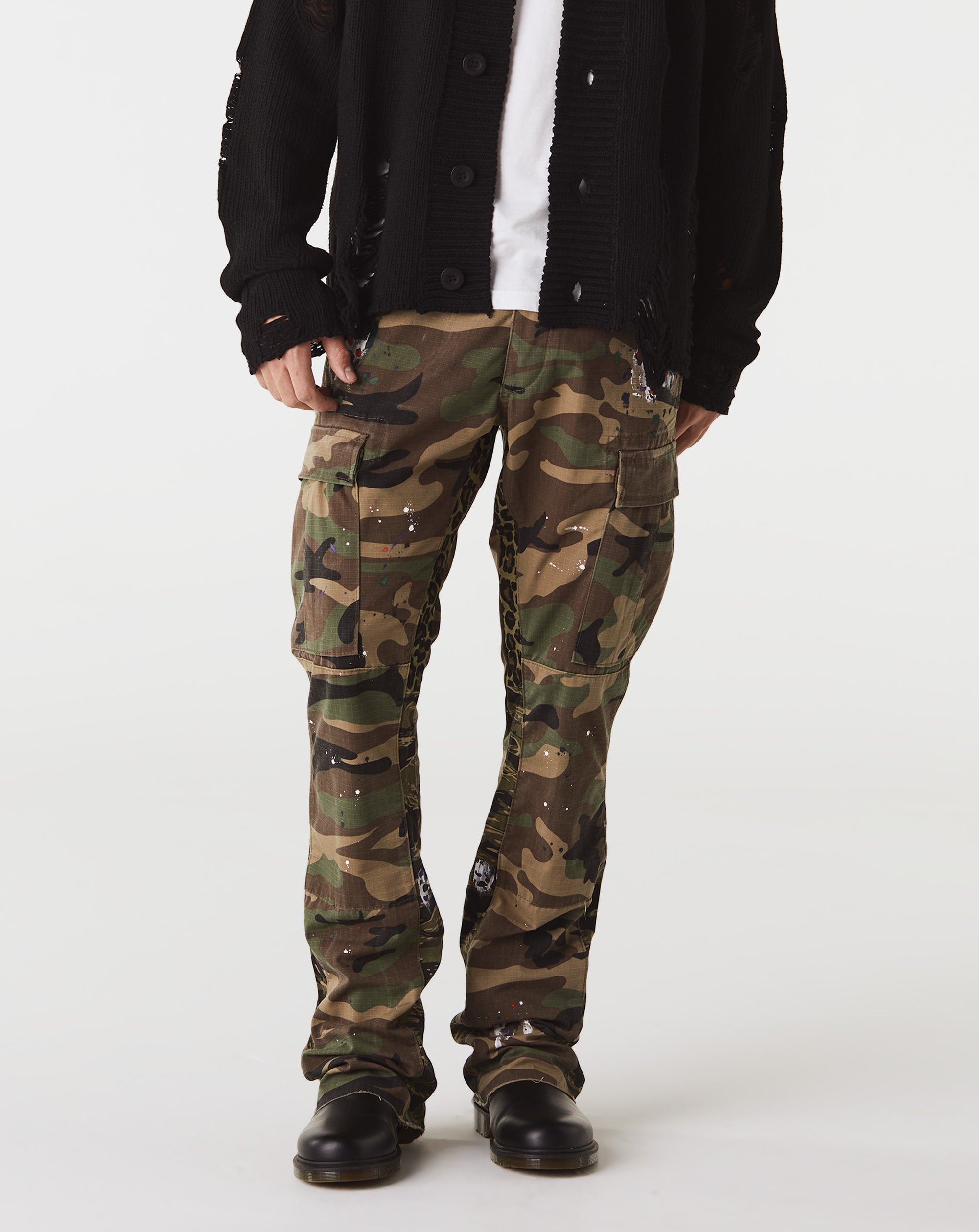 Contrast Bootcut Cargo Pants - Rule of Next