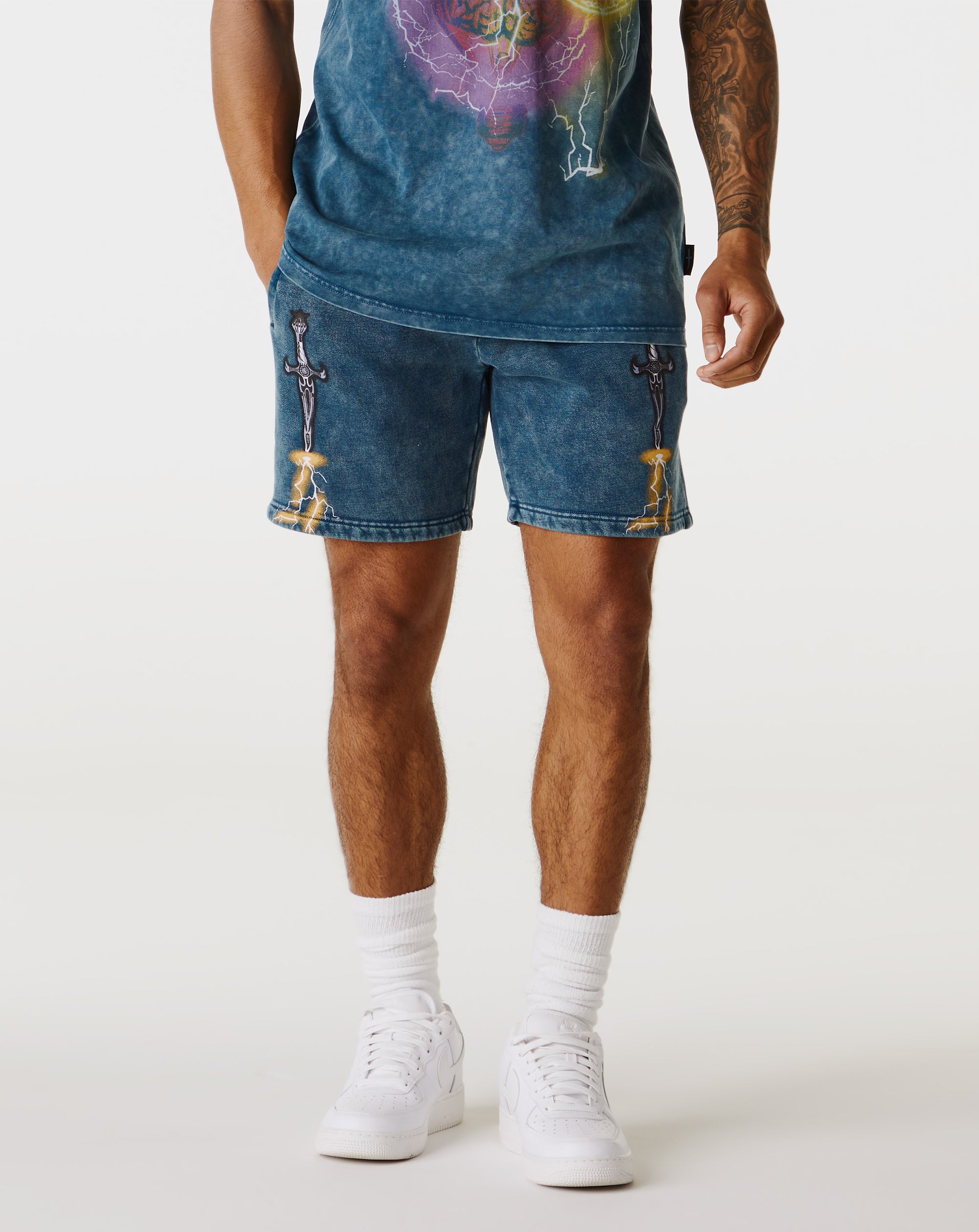 Doctrine Dagger Wave Shorts - Rule of Next Apparel