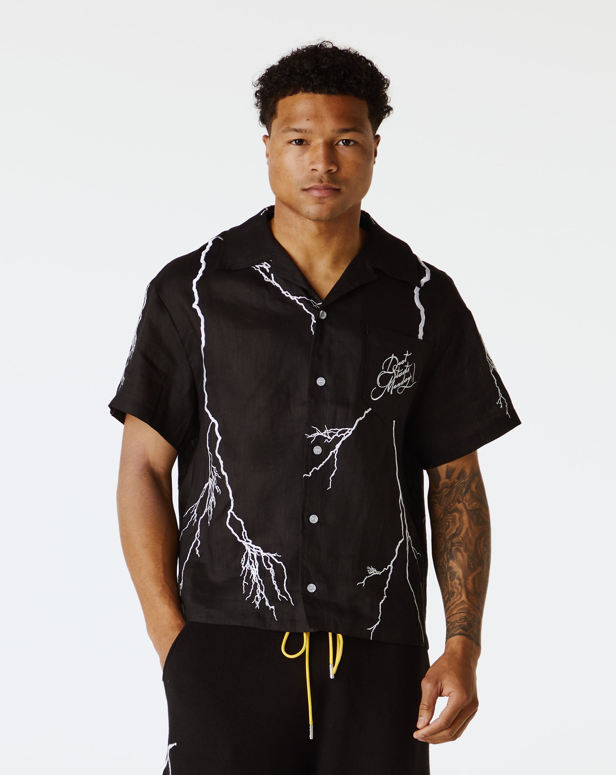 Diet Starts Monday Lightning Button Up - Rule of Next Apparel