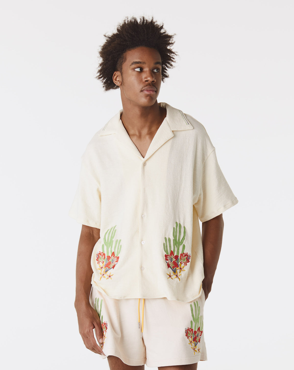 Diet Starts Monday Cactus Floral Button Up - Rule of Next Apparel