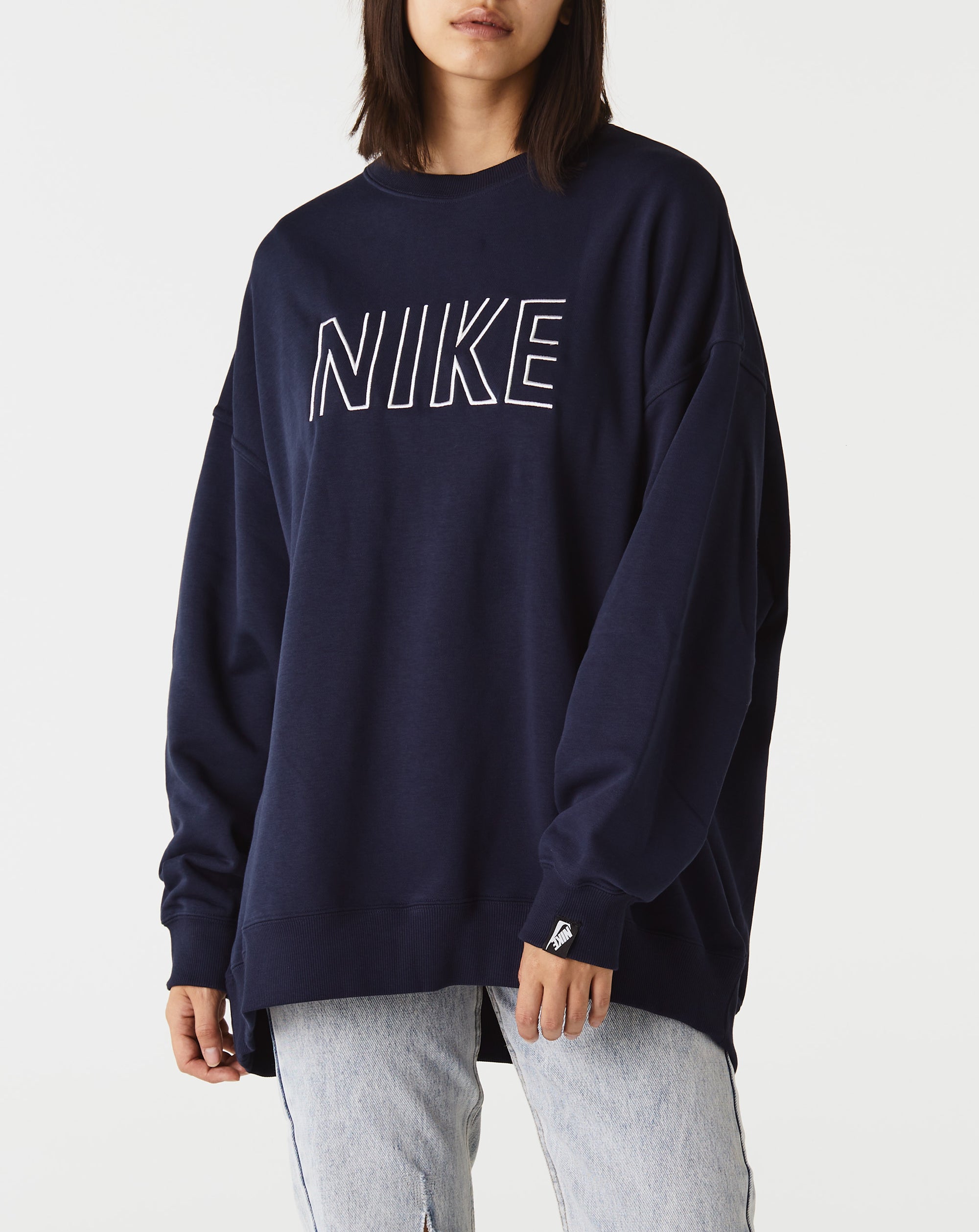 Women s Oversized Embroidered Crewneck Rule of