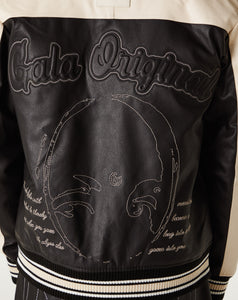 Gala Abyss Leather Varsity Jacket - Rule of Next Apparel