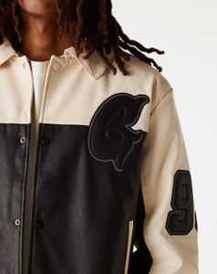 Gala Abyss Leather Varsity Jacket - Rule of Next Apparel