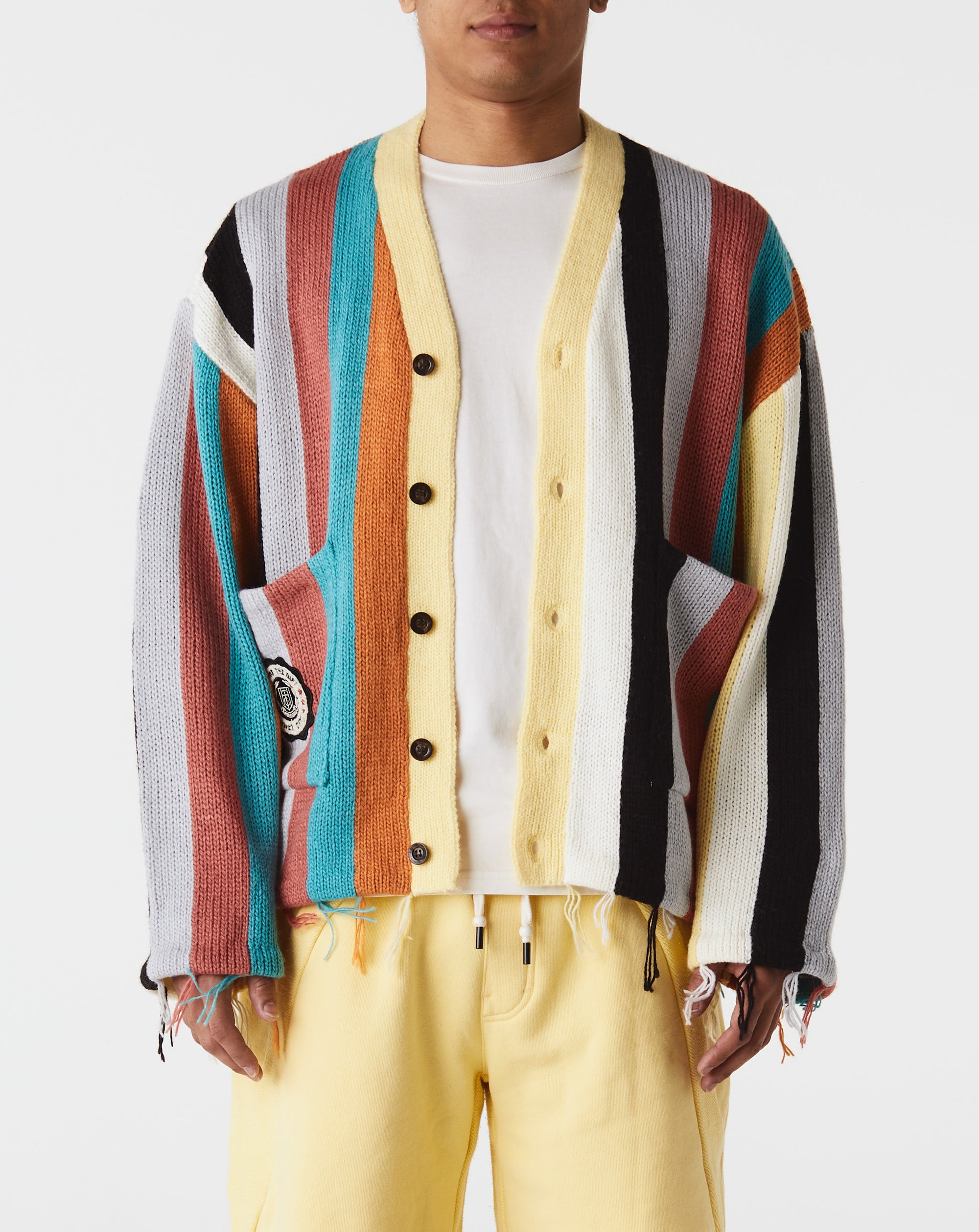 Honor The Gift Heritage striped cardigan - Yellow