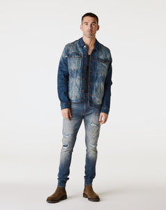 Jordan Craig Ripped Denim Jacket - Rule of Next Apparel