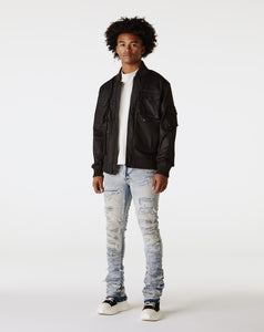 Jordan Craig Pleated Shredded Jean - Rule of Next Apparel