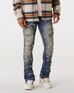 Jordan Craig Pleated Shredded Jean - Rule of Next Apparel