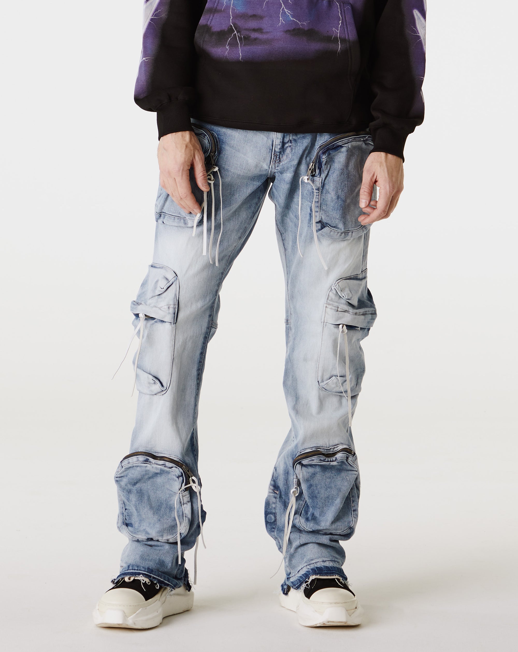 Jordan Craig Stacked 3D Cargo Jeans - Rule of Next Apparel