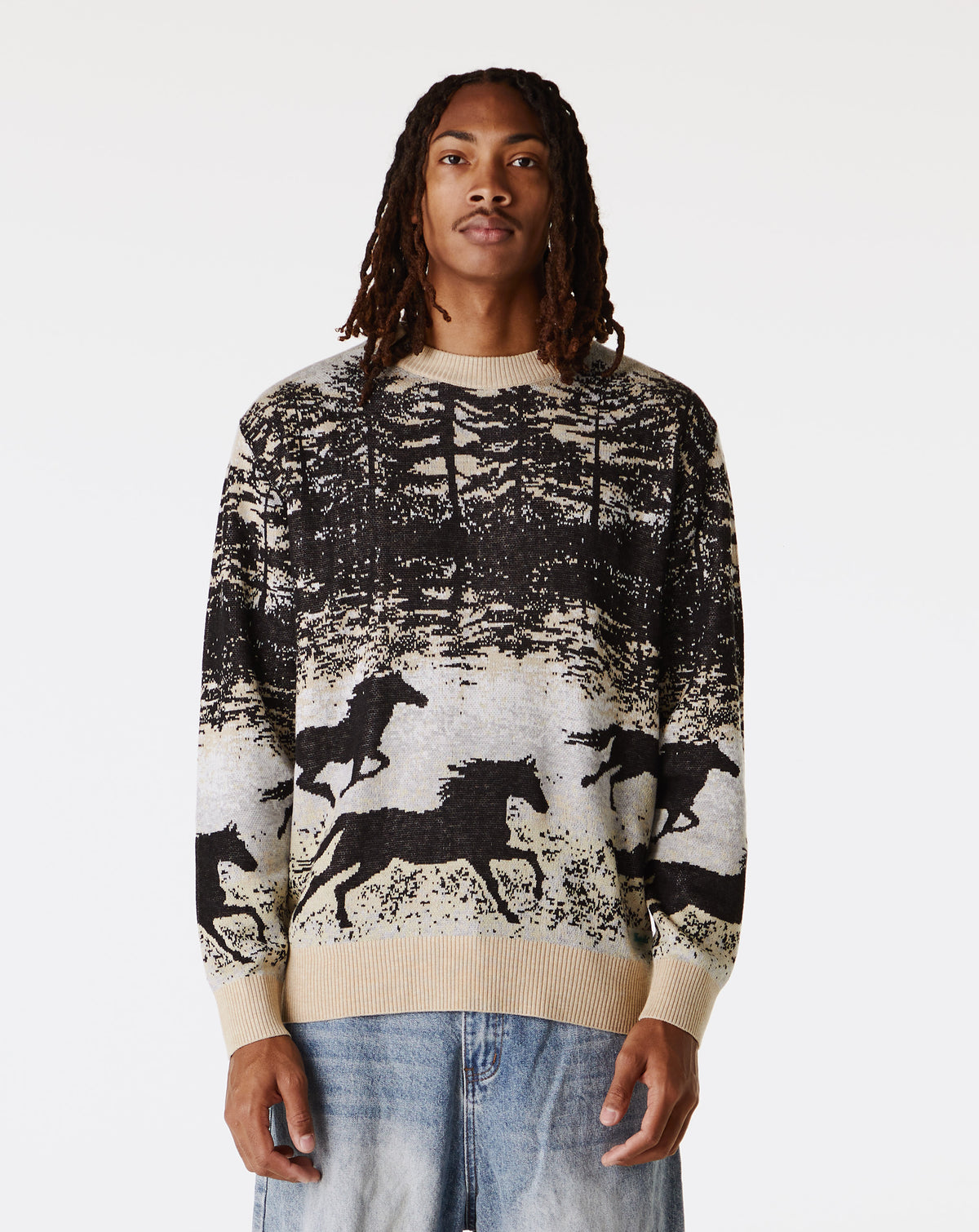 Kuwalla Jacquard Knit Sweater - Rule of Next Apparel