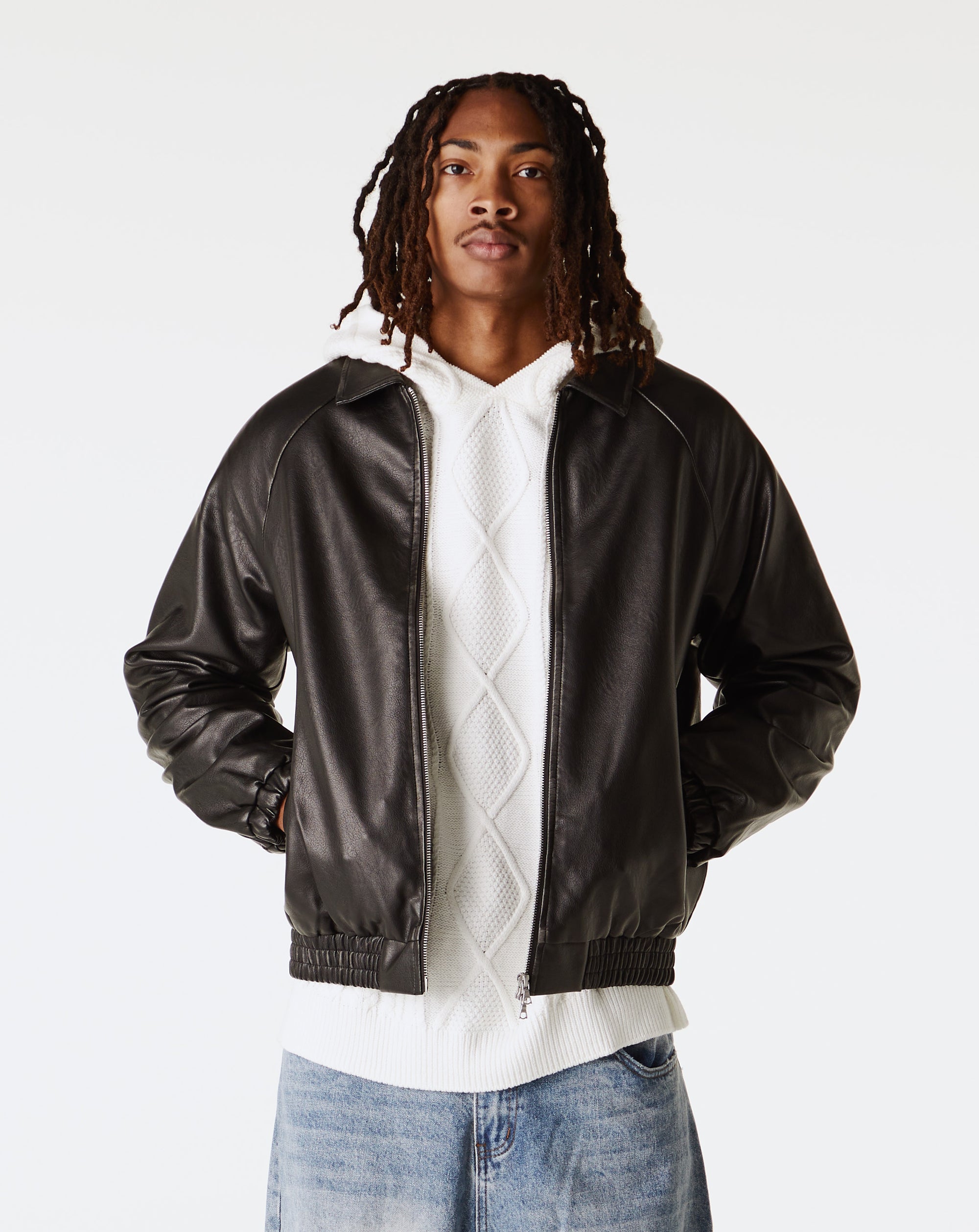 Kuwalla Vintage Vegan Leather Jacket - Rule of Next Apparel