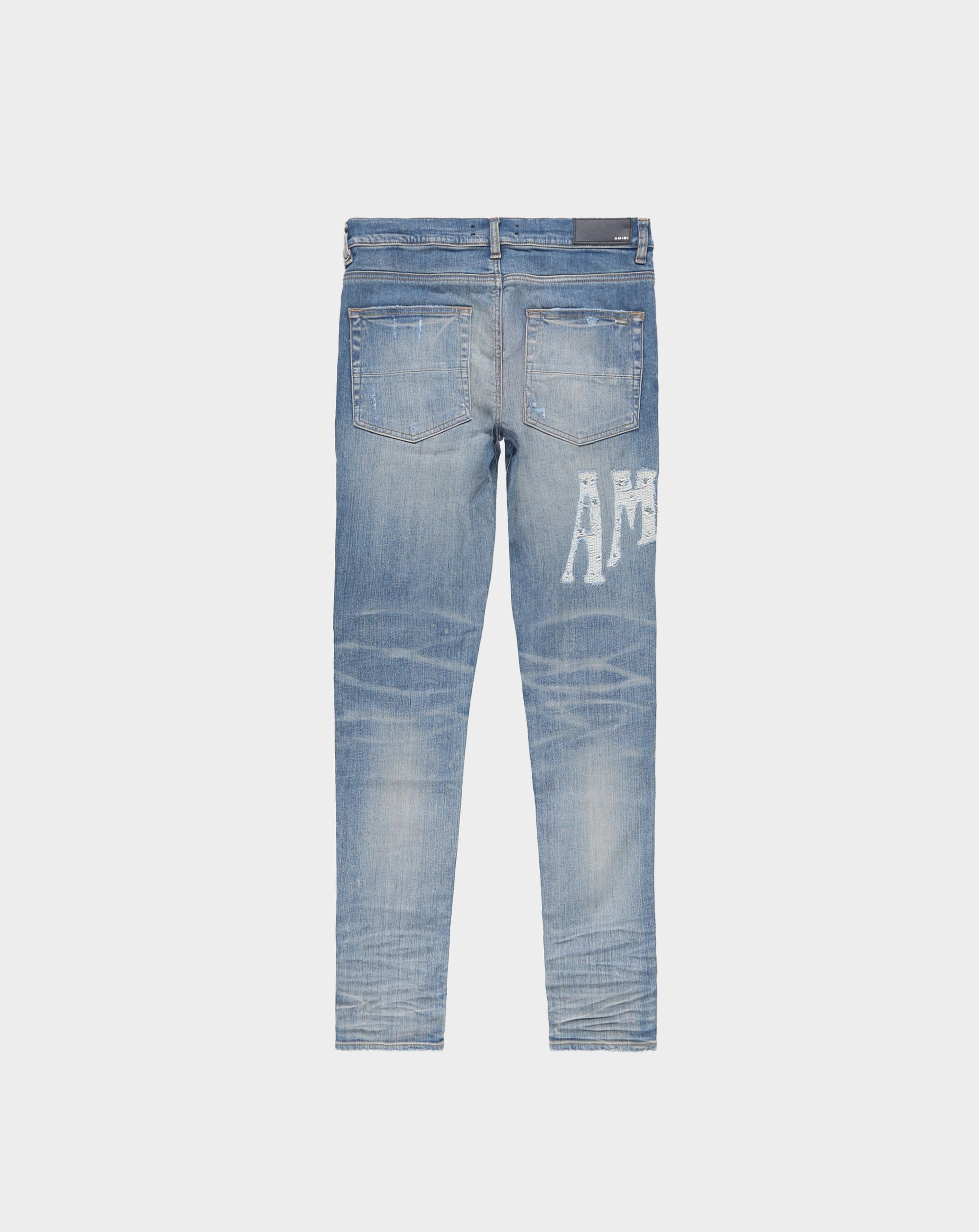 Distressed Amiri Logo Jean