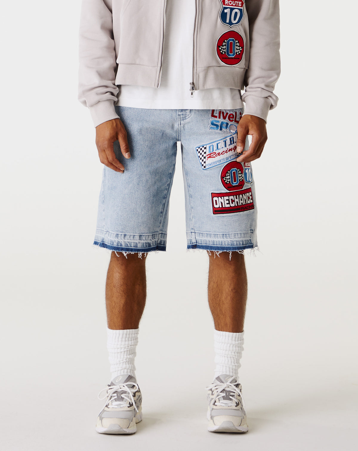 One Chance OC Patch Work Jorts - Rule of Next Apparel