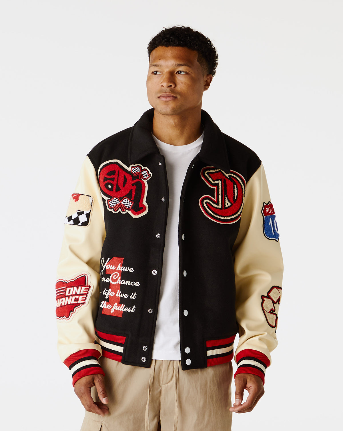 One Chance OC Racing Varsity Jacket - Rule of Next Apparel