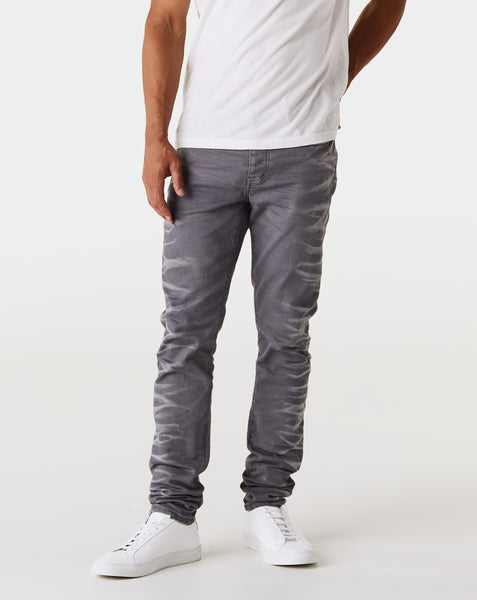 White Film Monogram Low Rise Slim Jeans - Rule of Next