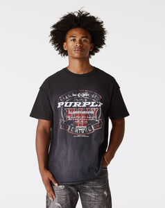 Purple Brand Textured Inside Out T-Shirt - Rule of Next Apparel