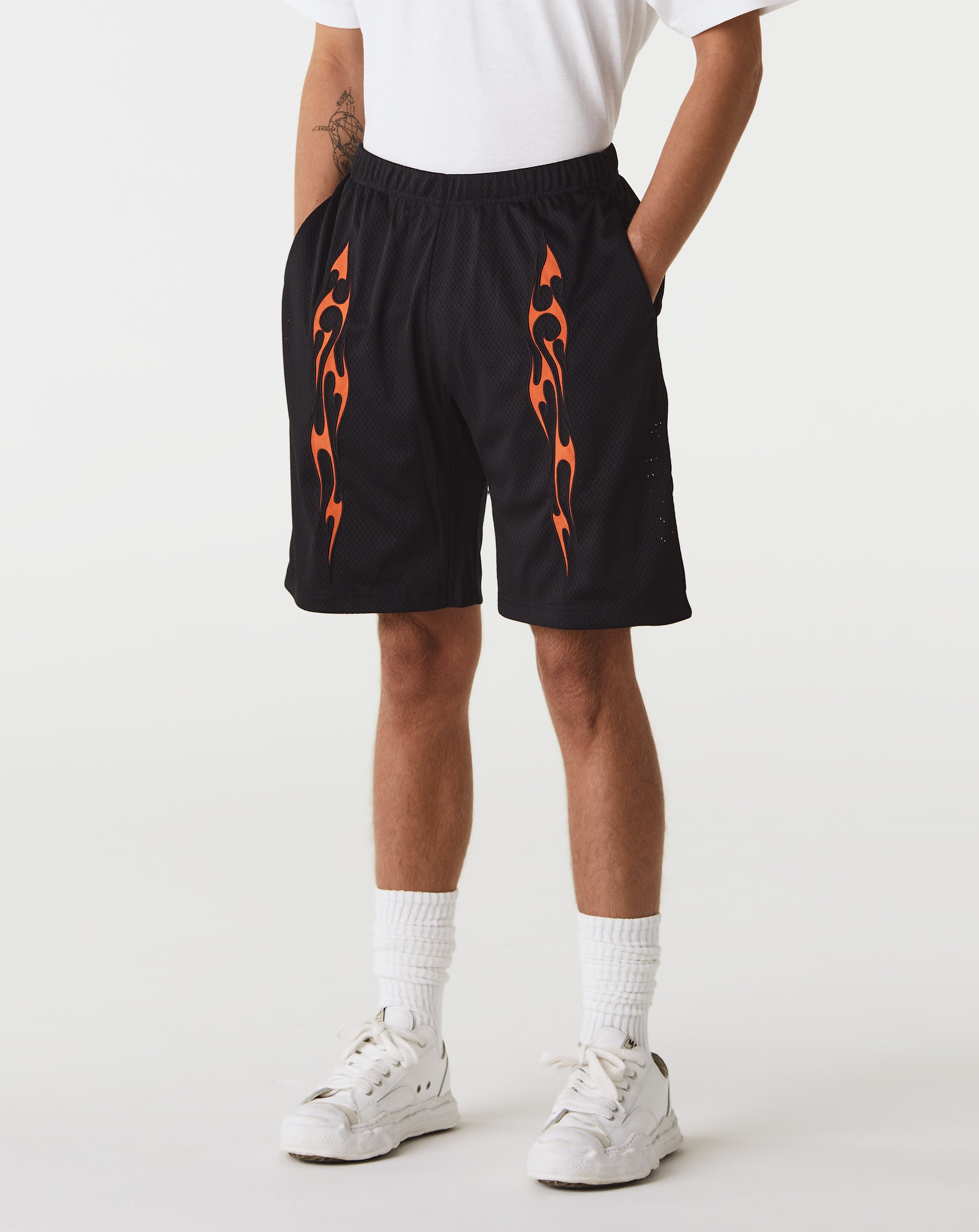 Pleasures Flame Mesh Shorts - Rule of Next Apparel