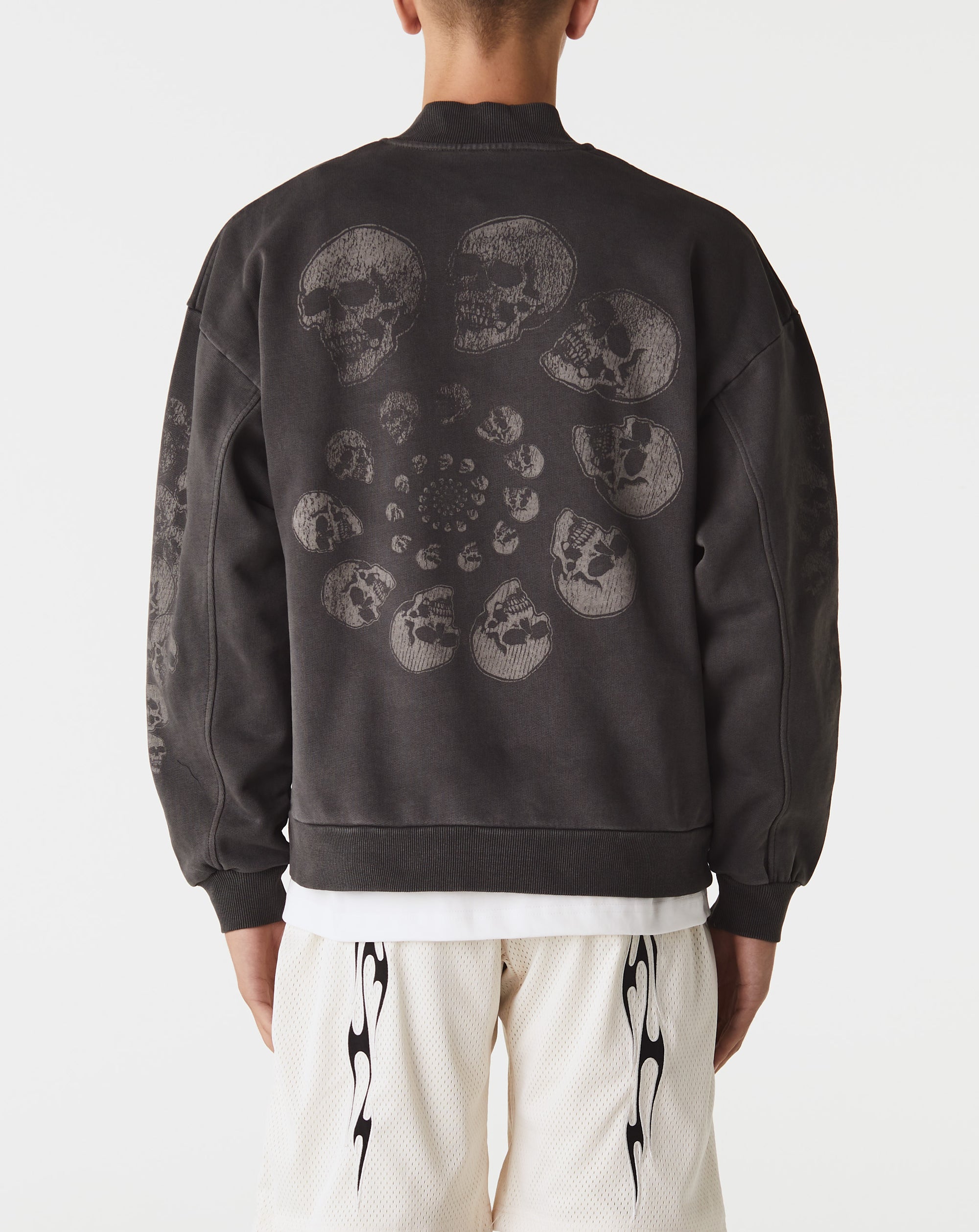 Pleasures Skull Spiral Quarter Zip - Rule of Next Apparel