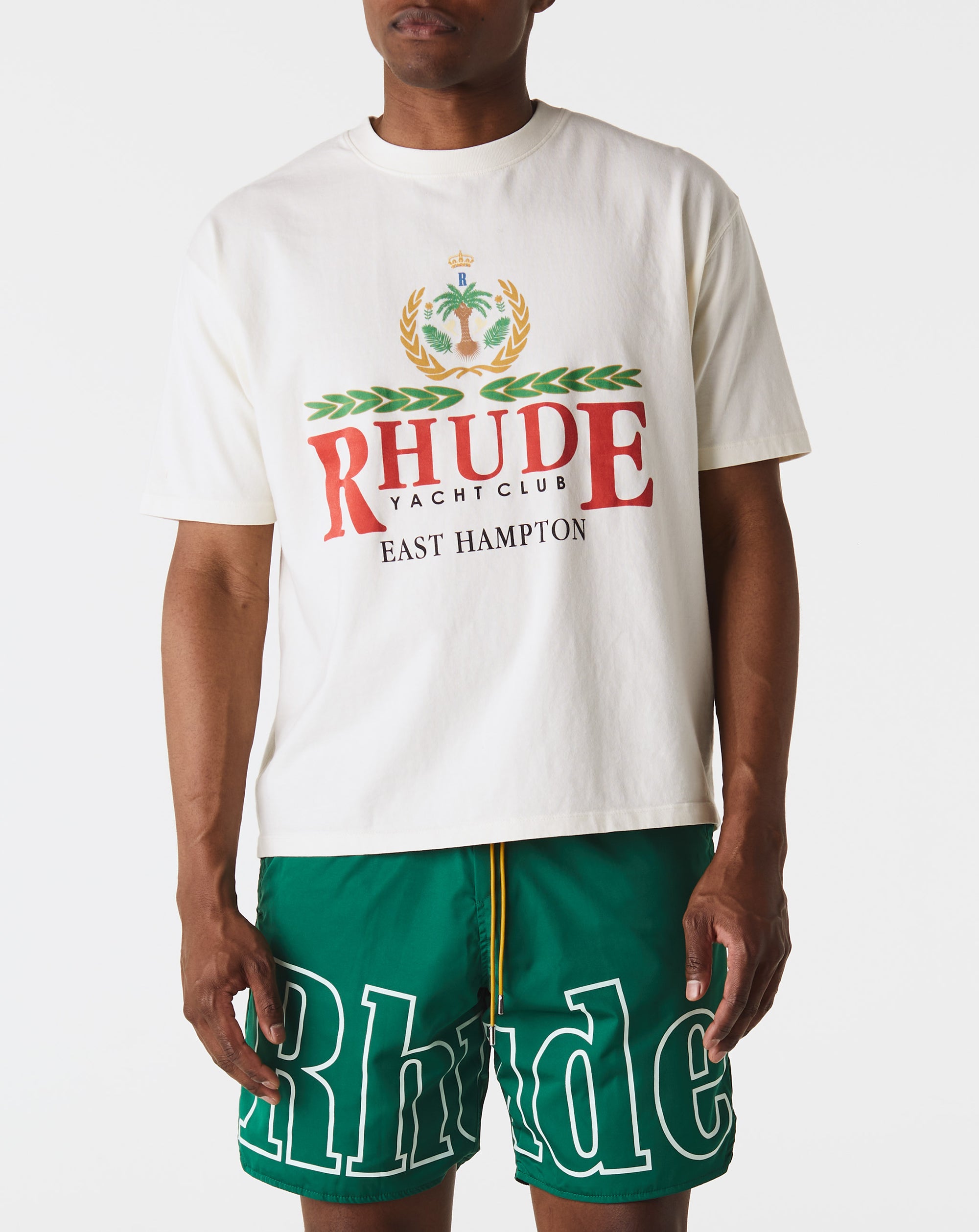 Rhude - Yacht Club T-Shirt in Vintage White