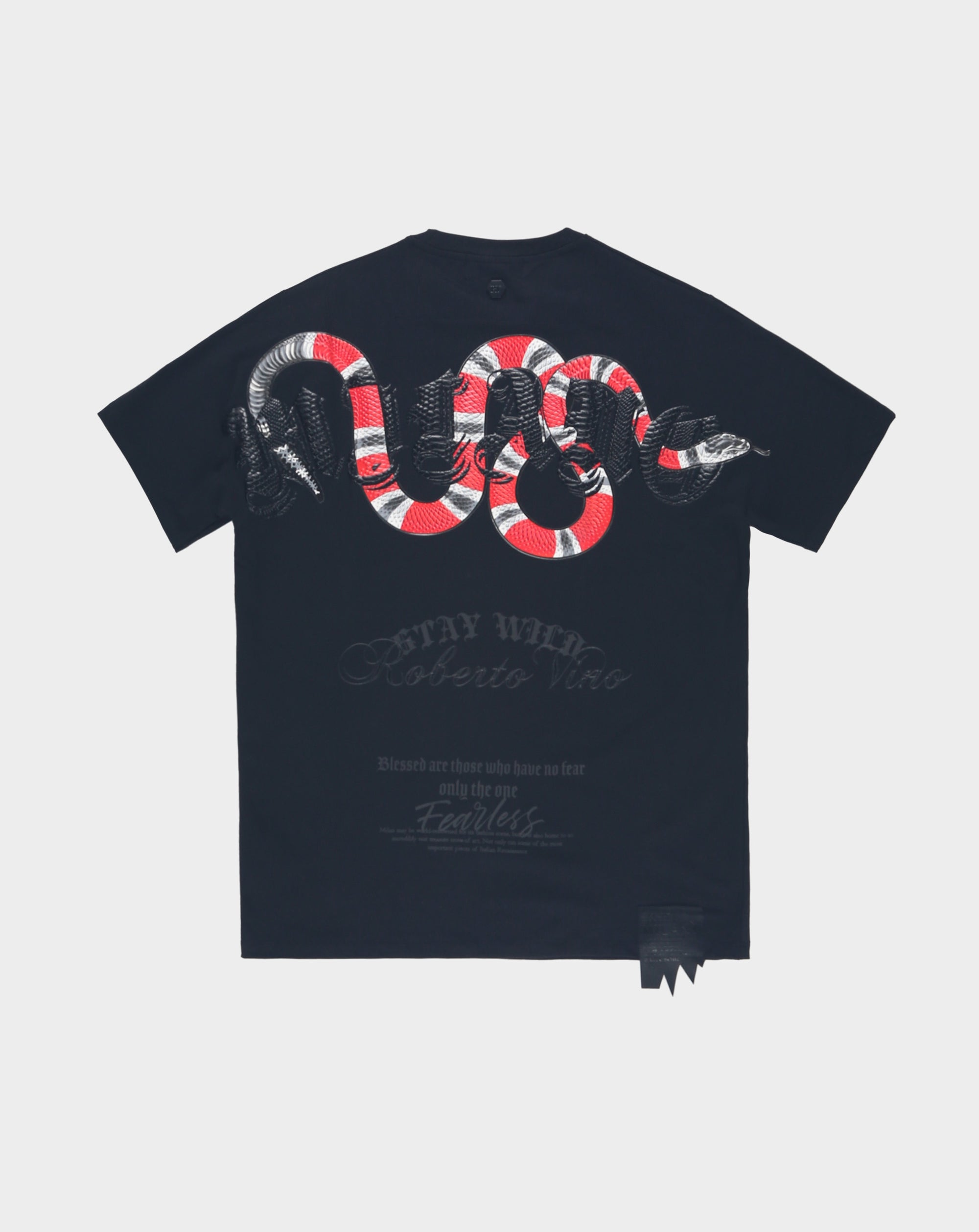 Roberto Vino Milano Wild Snake T-Shirt - Rule of Next Apparel