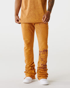 Si Tu Veux Denim Roland Garos Stacked Jogger - Rule of Next Apparel