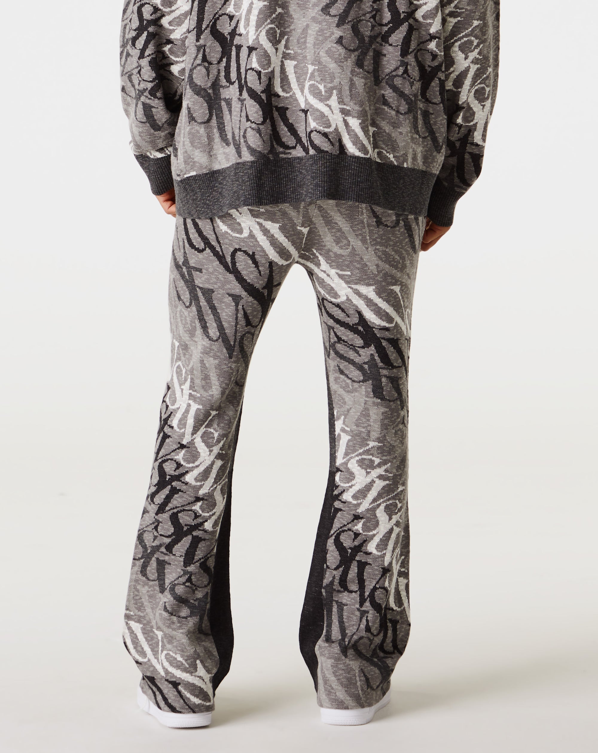 Si Tu Veux Denim STV Wave Logo Flare Joggers - Rule of Next Apparel