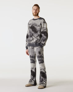 Si Tu Veux Denim Signature Mohair Flare Joggers - Rule of Next Apparel