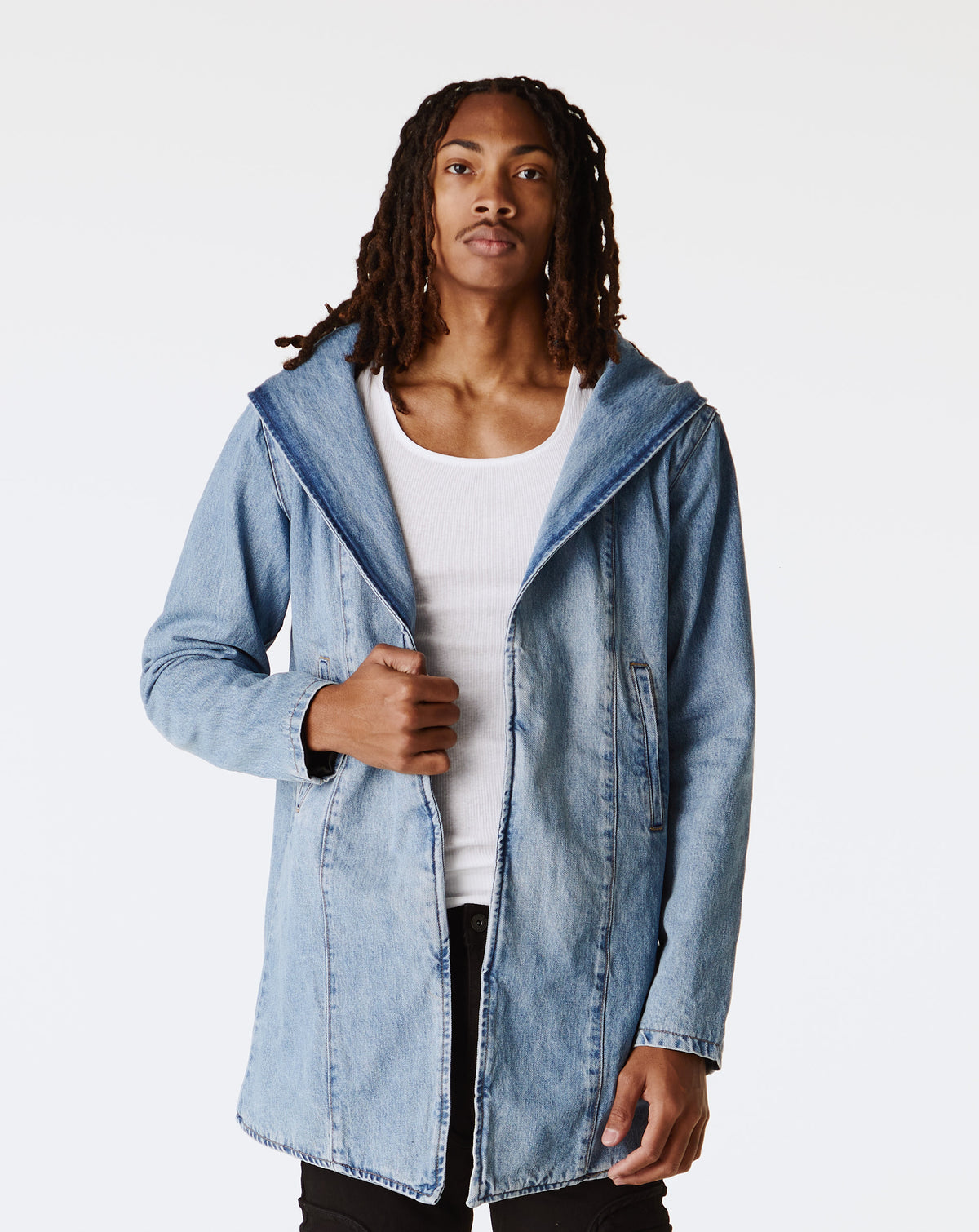 VALABASAS Kreed Denim Trenchcoat - Rule of Next Apparel