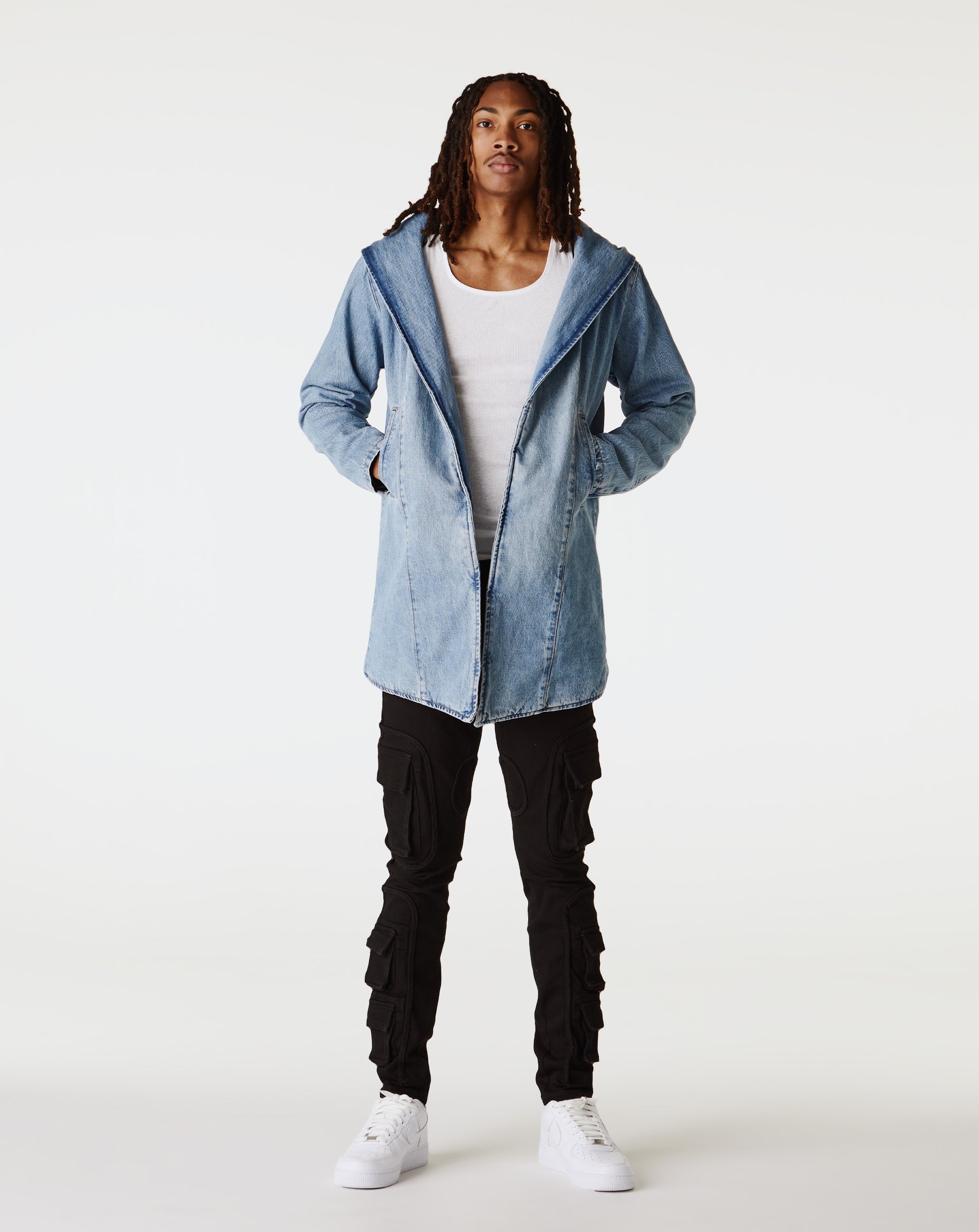 VALABASAS Kreed Denim Trenchcoat - Rule of Next Apparel