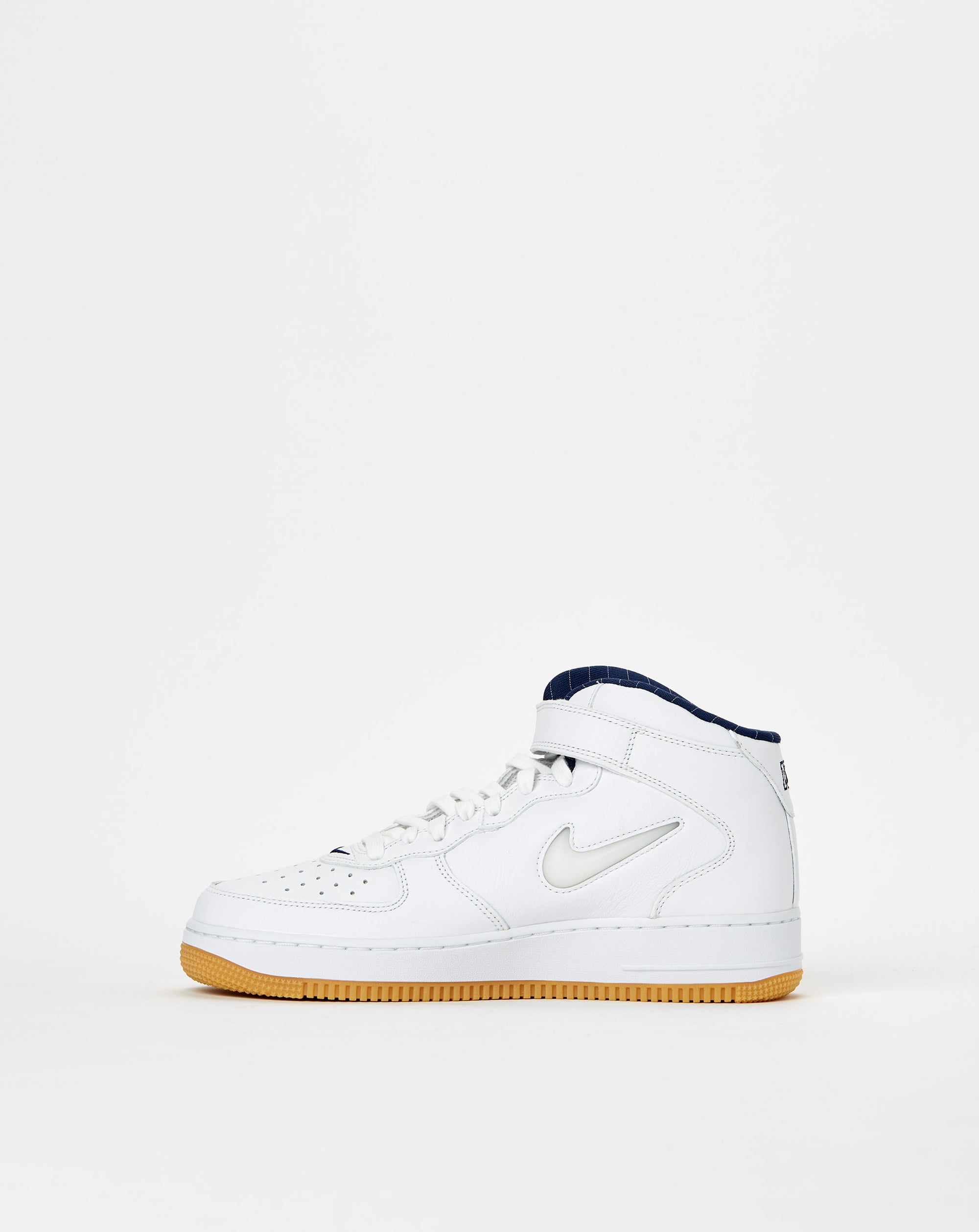 Nike Air Force 1 Mid Jewel 'NYC WHITE' White - WHITE/WHITE-MIDNIGHT  NAVY-GUM YELLOW