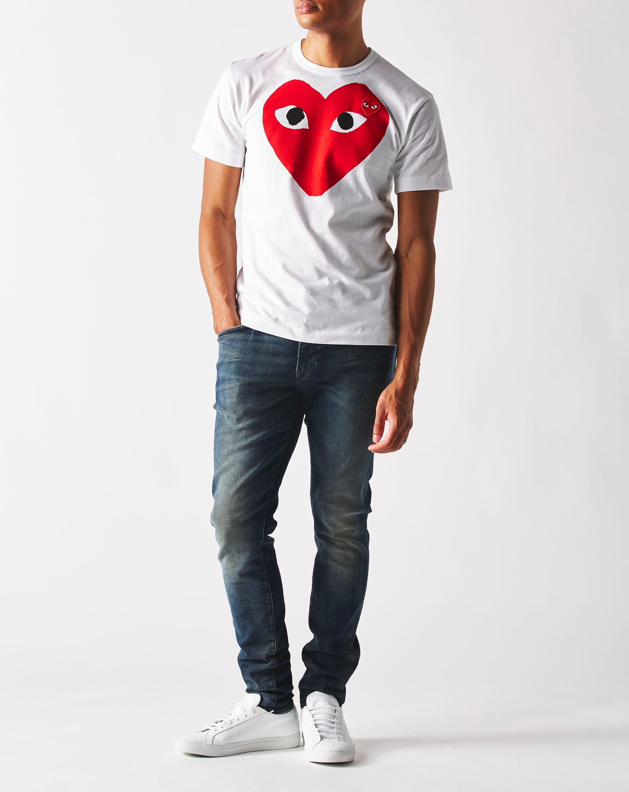 Comme des Garcons PLAY Big Red Heart T-Shirt - Rule of Next Apparel