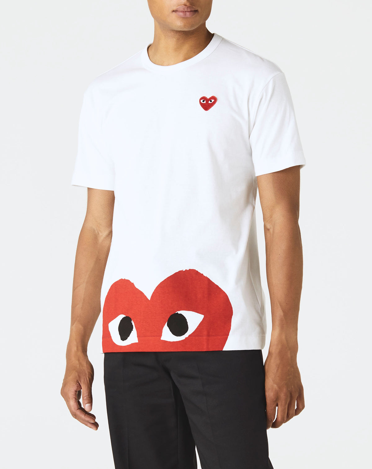 Comme des Garcons PLAY Half Red Heart T-Shirt - Rule of Next Apparel