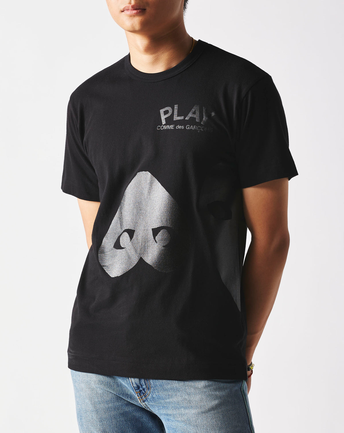 Comme des Garcons PLAY Black Heart Logo T-Shirt - Rule of Next Apparel