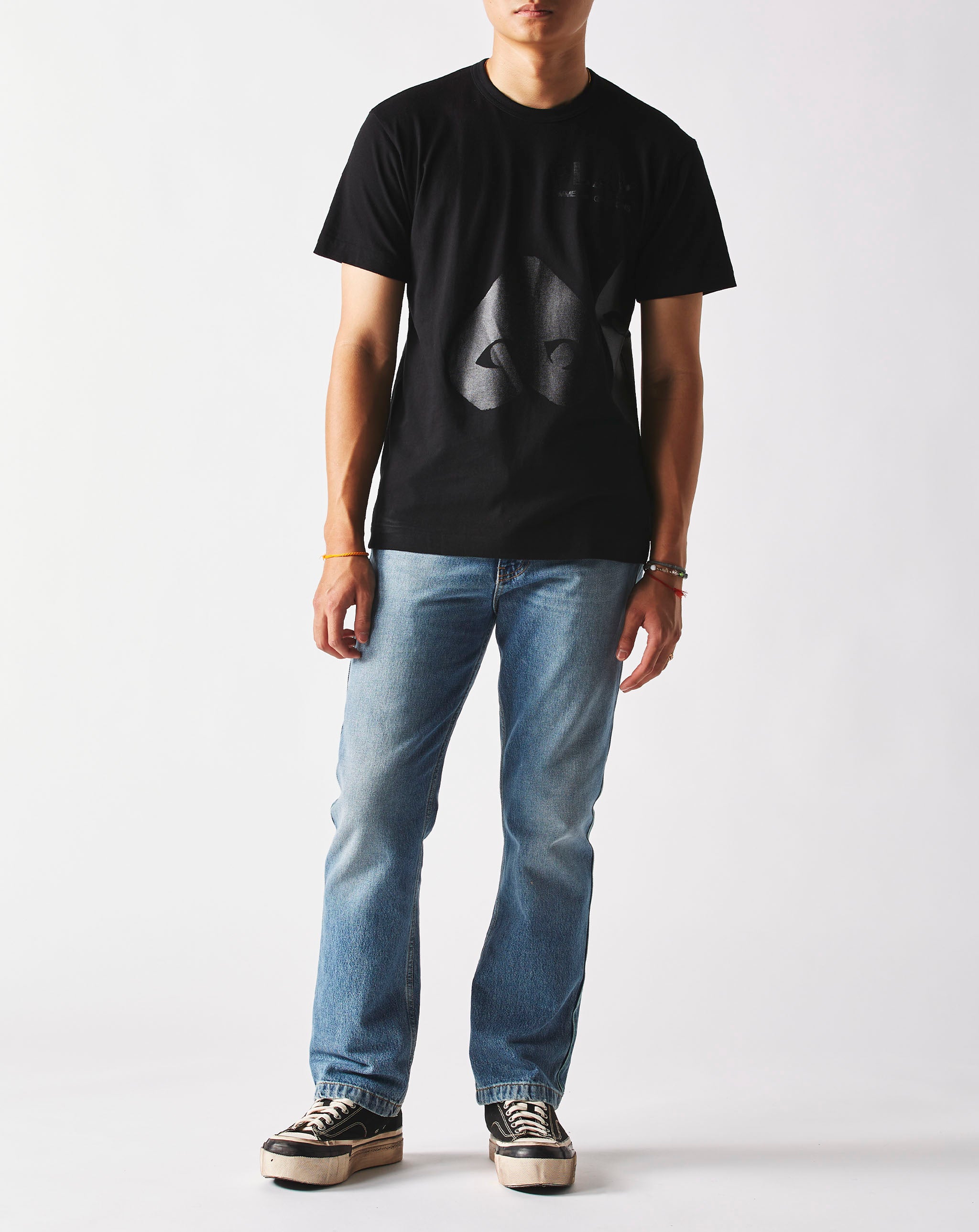 Comme des Garcons PLAY Black Heart Logo T-Shirt - Rule of Next Apparel