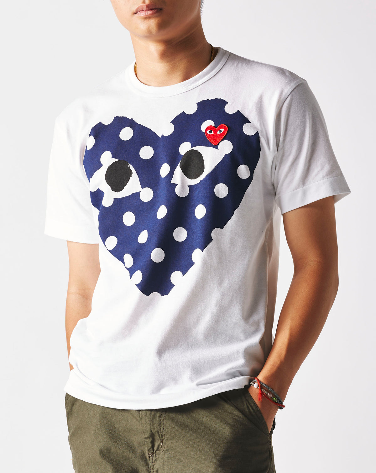 Comme des Garcons PLAY Polka Dot Heart T-Shirt - Rule of Next Apparel