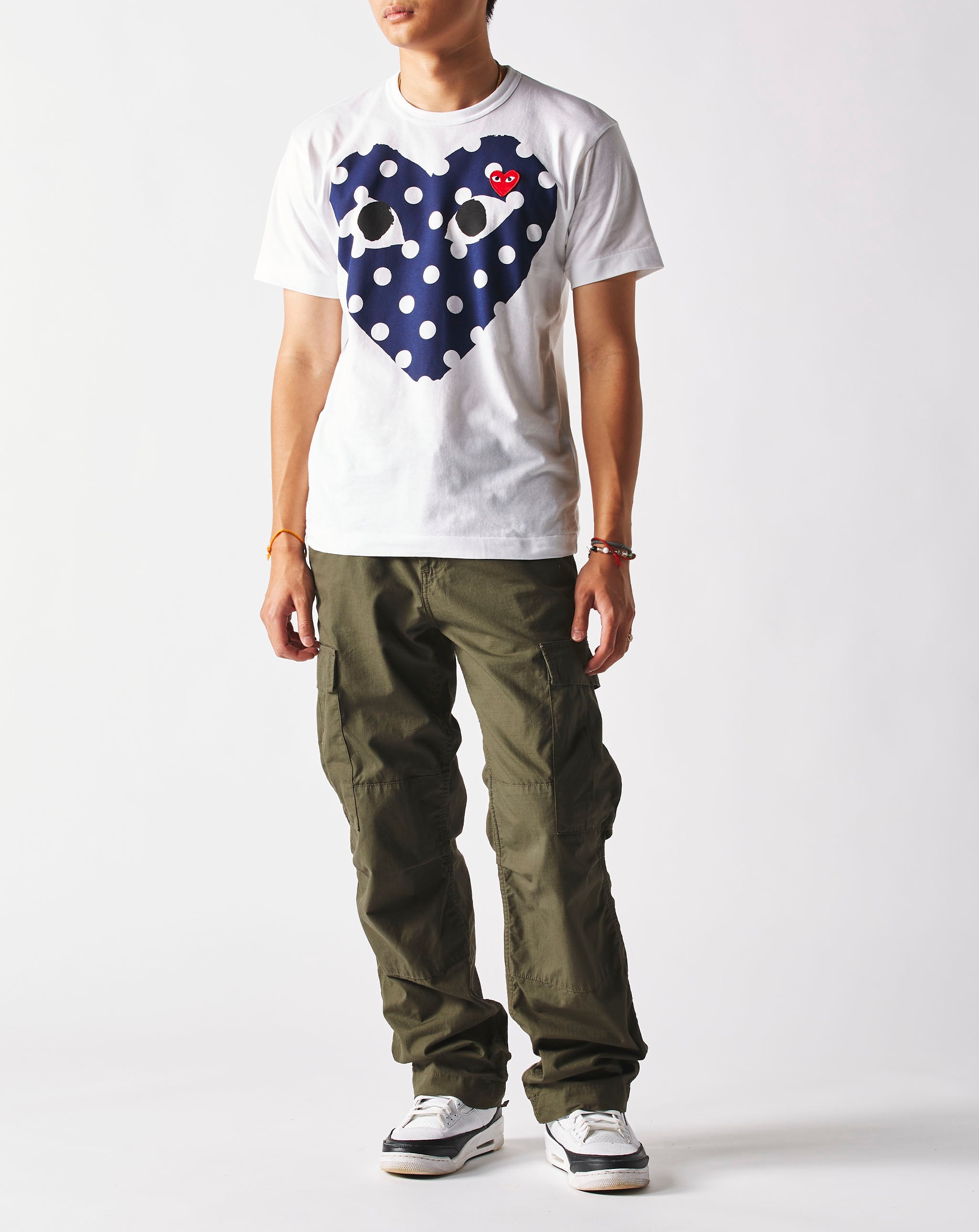 Comme des Garcons PLAY Polka Dot Heart T-Shirt - Rule of Next Apparel