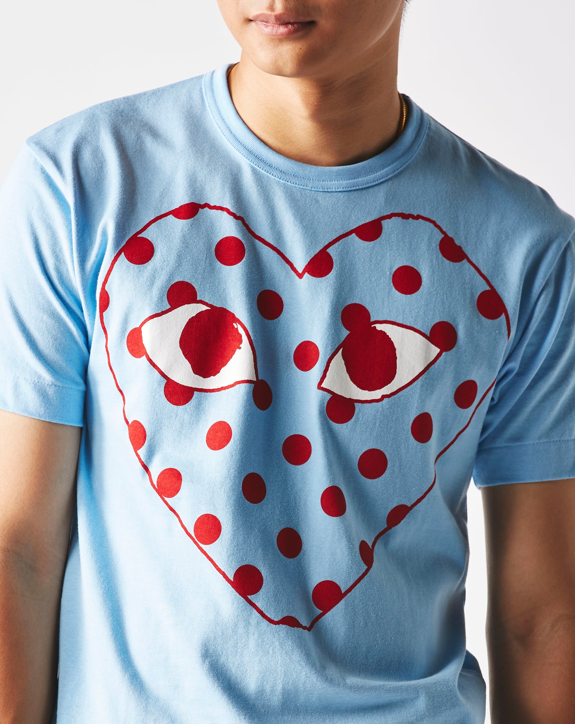 Comme des Garcons PLAY Big Polka Dot Heart T-Shirt - Rule of Next Apparel